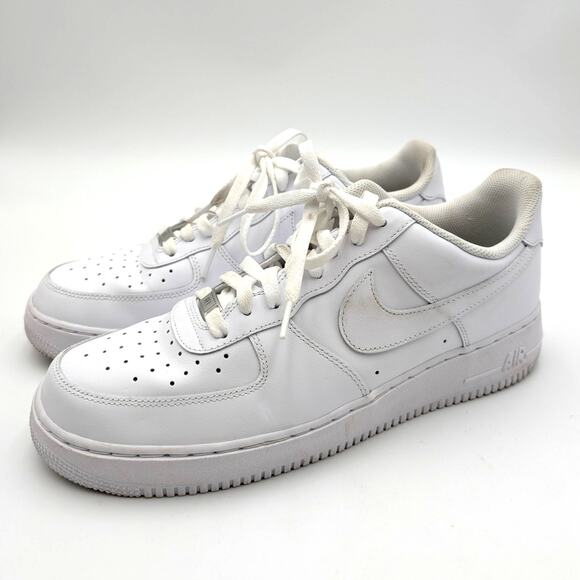 Nike Air Force 1 '07 Casual Shoes CW2288-111 Men's White Size US12 EU46 - Picture 1 of 10
